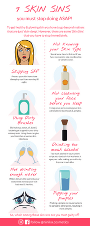Skin Sins Infographic