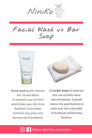 Facial Wash vs Soap