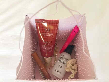 Tidying up makeup stash