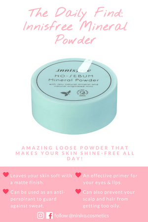 Innisfree Mineral Powder Infographic